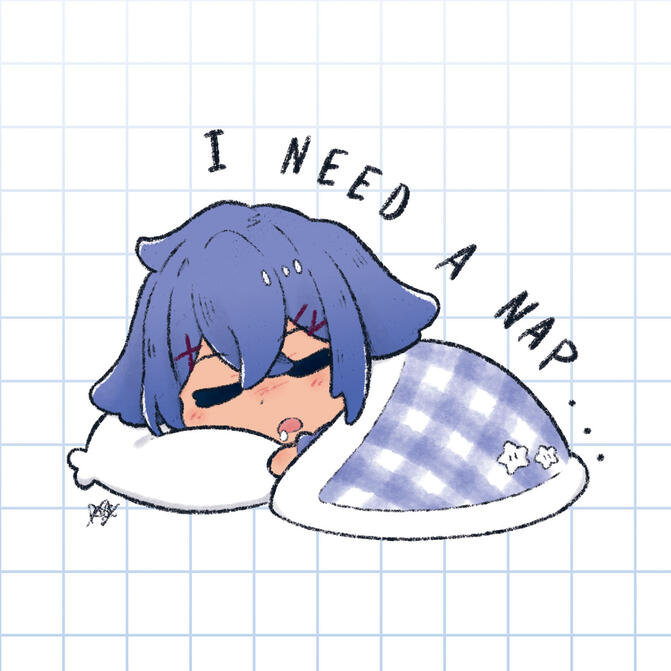 I need a nap - OC Illustration